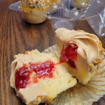 Sugar Twist Bakery & Cafe - PEANUT BUTTER AND JELLY CUPCAKES!!! - Cafes Near Me - Bakersfield, California Sugar Twist Bakery & Cafe - PEANUT BUTTER AND JELLY CUPCAKES!!! - Cafes Near Me - Bakersfield, California