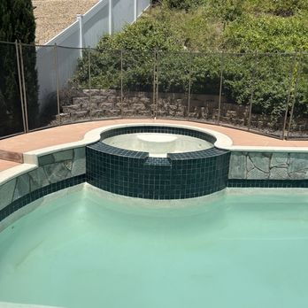 All American Pools - Another photo of the spa and waterfall feature - Pool Cleaners Near Me All American Pools - Another photo of the spa and waterfall feature - Pool Cleaners Near Me