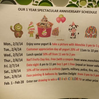 Menchie's Frozen Yogurt - Desserts Near Me - Tracy, California Menchie's Frozen Yogurt - Desserts Near Me - Tracy, California