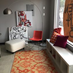 South Bay Art Department - Our little "lobby" in our brand new studio space!