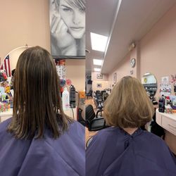 Dynasty Hair Salon - Before & After
Happiness is a new Haircut.