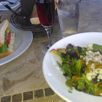 Creekside Grille Restaurant - Salad and turkey sandwich - New American Near Me - Temecula, California