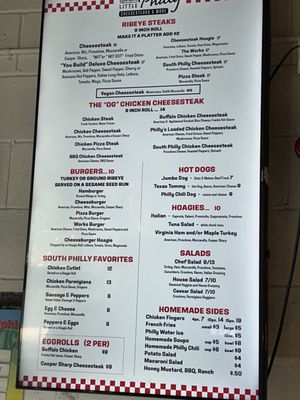 Menu photo 1 Little Philly St. Petersburg, FL