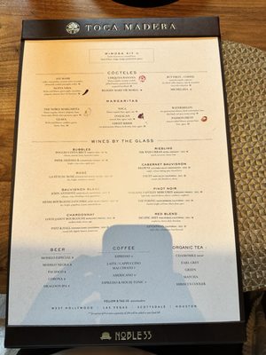 Menu photo 8 Toca Madera Scottsdale Scottsdale, AZ Menu photo 8 Toca Madera Scottsdale Scottsdale, AZ