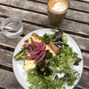 The Mill - Veggie Quiche - Salad Near Me - Glen Arbor, Michigan