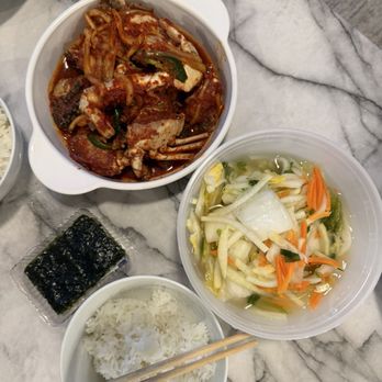Umma Kimchi - Perfect combo - raw spicy marinated crab and white kimchi - Korean Near Me Umma Kimchi - Perfect combo - raw spicy marinated crab and white kimchi - Korean Near Me