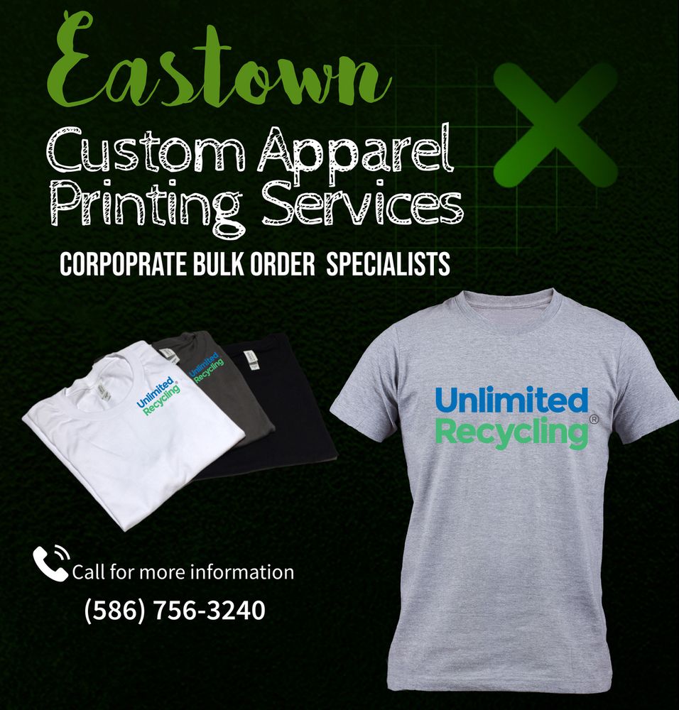 EASTOWN APPAREL PRINTING SERVICES 25530 Van Dyke Ave, Center Line