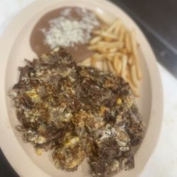 Tortilleria Chihuahua - Machaca breakfast plate