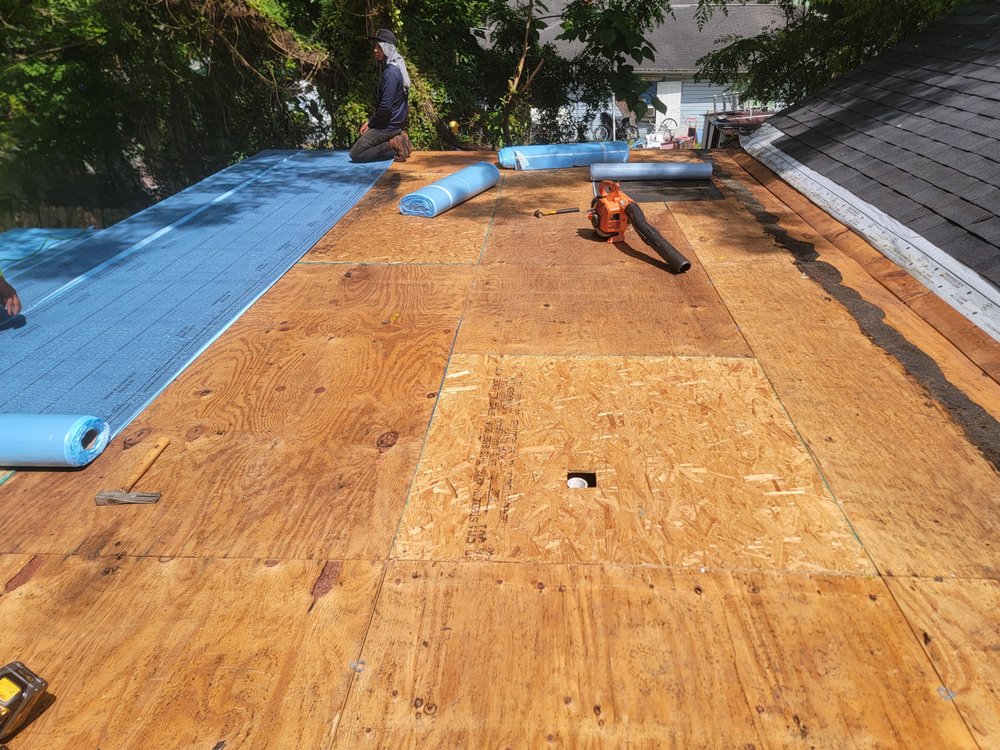 Slide of Roof Replacements & Repairs