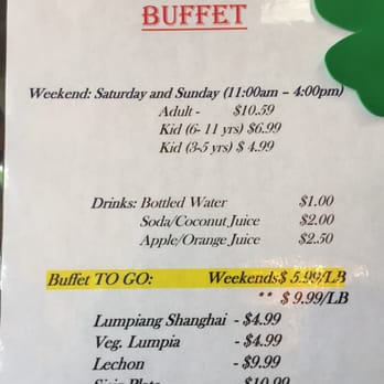 Deco Cafe Filipiniana - They do buffet for lunch on weekends. - Buffets Near Me - Leon Valley, Texas