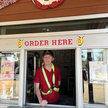 Round Rock Donuts - Ordering! Cool dude too! - Bakeries Near Me - Round Rock, Texas