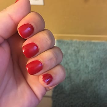 Silky Nails - After three days. Waste of money! - Nail Salons Near Me - Irving, Texas