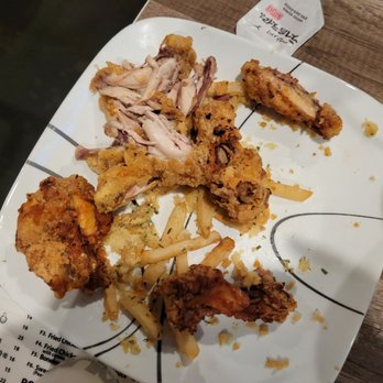 Dae Bak - Raw inedible chicken that was simply refried after being bitter into. - Korean Near Me - Santa Clara, California Dae Bak - Raw inedible chicken that was simply refried after being bitter into. - Korean Near Me - Santa Clara, California