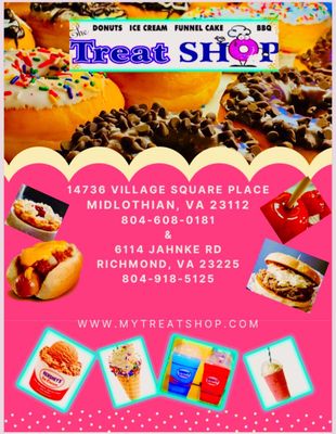 the treat shop donuts