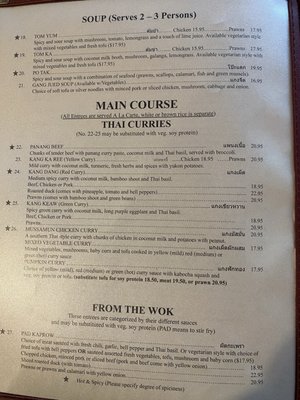 Menu photo 8 Marnee Thai San Francisco, CA