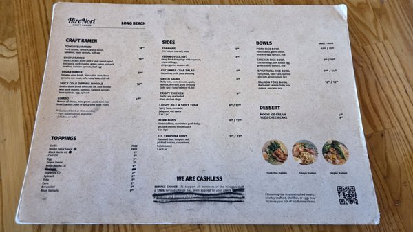 Menu photo 8 HiroNori Craft Ramen Long Beach, CA Menu photo 8 HiroNori Craft Ramen Long Beach, CA