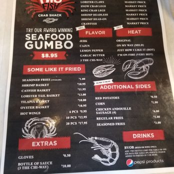 Two Fish Crab Shack - Menu, Crab, catfish - Seafood Near Me - Chicago, Illinois