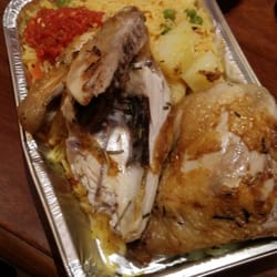 Pizza Design - 7 euros for potatoes, rice and half a roasted chicken