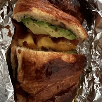 Minia's Bloomfield - Breakfast Sandwich with bacon, egg and cheddar cheese on a croissant - Tex-Mex Near Me - Bloomfield, New Jersey Minia's Bloomfield - Breakfast Sandwich with bacon, egg and cheddar cheese on a croissant - Tex-Mex Near Me - Bloomfield, New Jersey