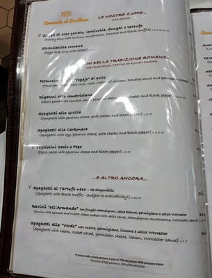 Menu photo 8 Armando al Pantheon Rome, RM
