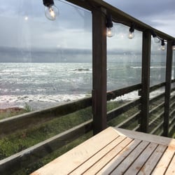 Vendel Kåseberga Hamn - Härlig utsikt över havet! Tyvärr var kaffet i termos och ljummet.