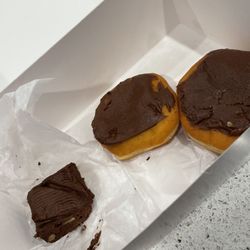 Paul's Bakery - Brownie and cream donuts