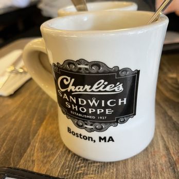 Charlie's Sandwich Shoppe - a cup of coffee - Sandwiches Near Me - Boston, Massachusetts Charlie's Sandwich Shoppe - a cup of coffee - Sandwiches Near Me - Boston, Massachusetts