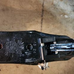 Eberlin Boats & Motors - This is where i opened the garage door and they where using 2x4 try to pry the hitch off ball. Was gonna pick it up and touch it up? WTF
