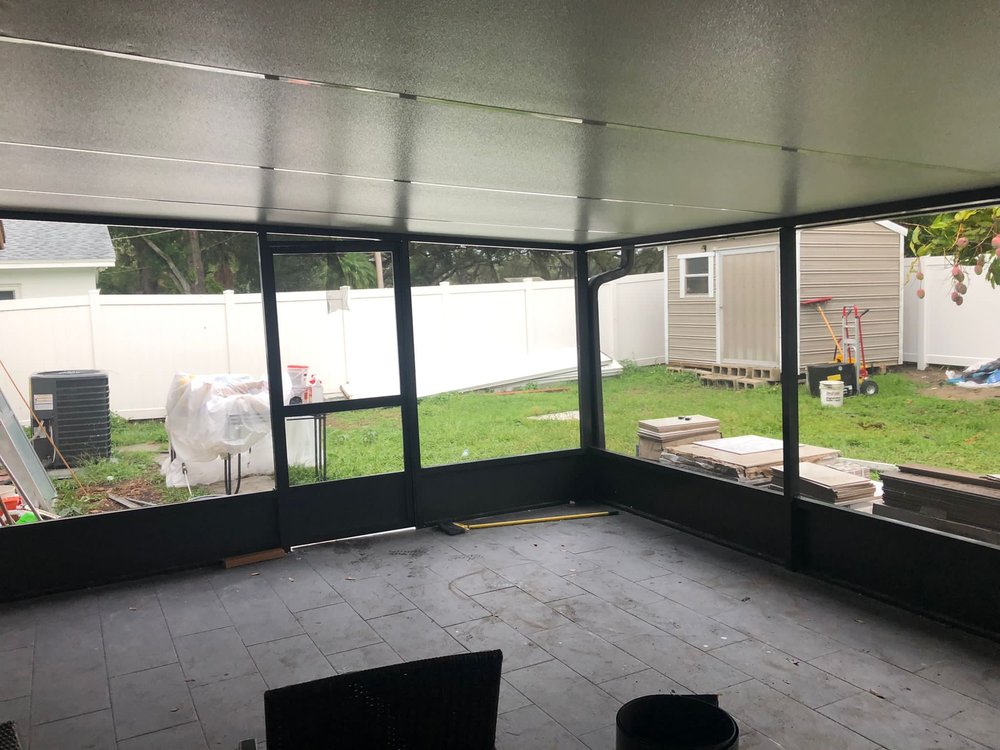 Slide of Aluminum and Screen Y&J