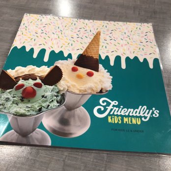 Friendly's - Kids menu - Ice Cream & Frozen Yogurt Near Me - Bensalem, Pennsylvania