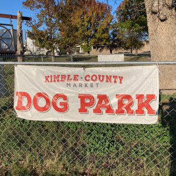 Kimble County Market - a banner on a chain link fence - Convenience Stores Near Me - Junction, Texas