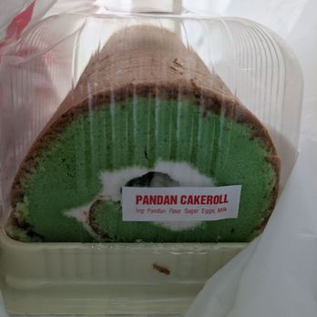 Yummy Bakery - Pandan cake roll = yummy but very sweet - Bakeries Near Me - Westminster, California Yummy Bakery - Pandan cake roll = yummy but very sweet - Bakeries Near Me - Westminster, California