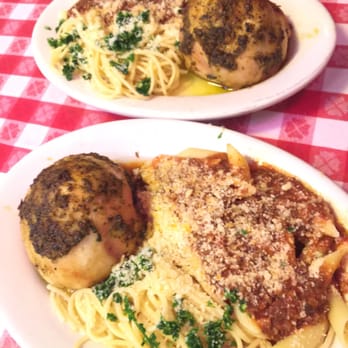 Luigi's - I know, I know!!! TWO plates filled with red and white pasta and stuffed chicken breasts! Yuummmmm!! - Italian Near Me - Bakersfield, California Luigi's - I know, I know!!! TWO plates filled with red and white pasta and stuffed chicken breasts! Yuummmmm!! - Italian Near Me - Bakersfield, California