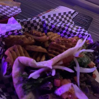 Live Oak - Gyro with waffle fries - Music Venues Near Me - Nashville, Tennessee