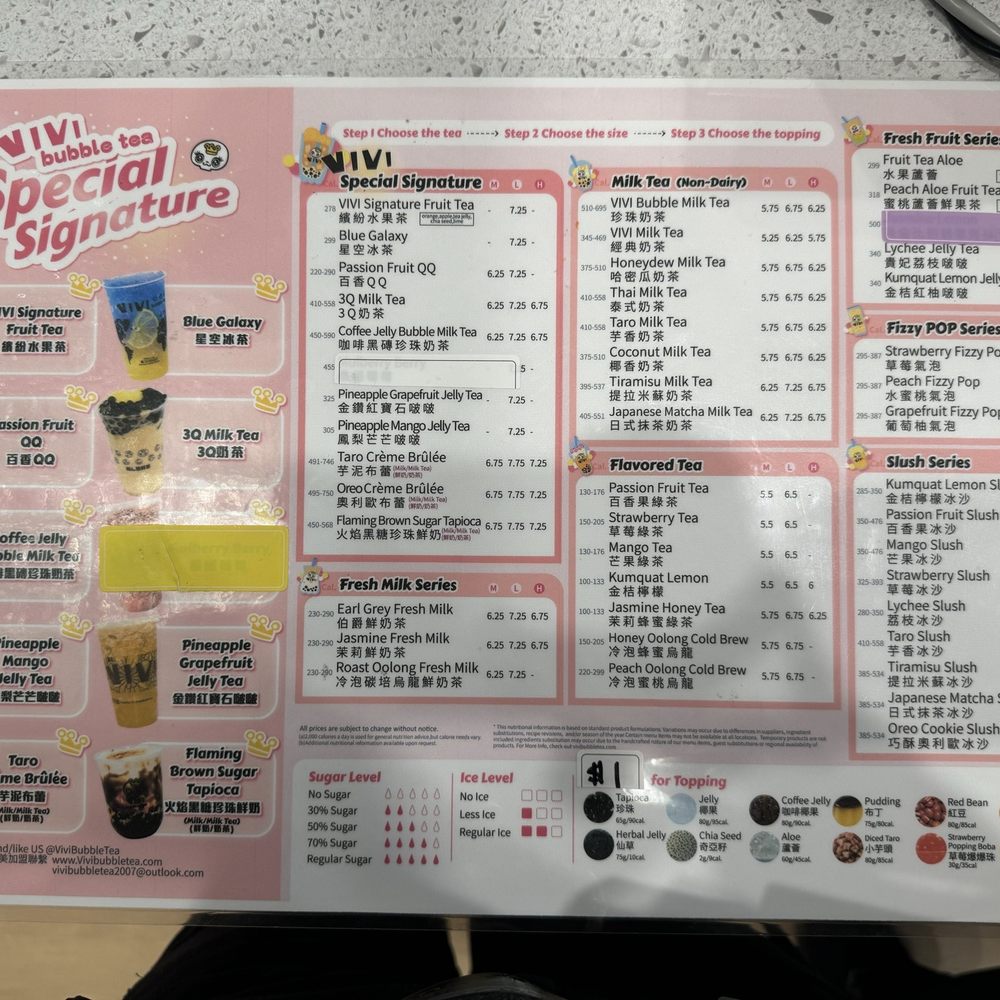 Vivi Bubble Tea - Menu - Bubble Tea Near Me - Apple Valley, Minnesota Vivi Bubble Tea - Menu - Bubble Tea Near Me - Apple Valley, Minnesota