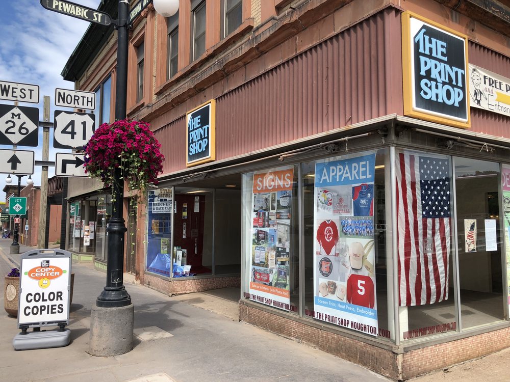 THE PRINT SHOP Updated April 2024 224 Shelden Ave, Houghton