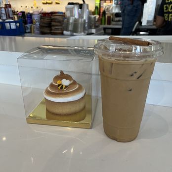Sugar and Scribe  - lemon merengue tart & horchata latte - Bakeries Near Me - La Jolla, California