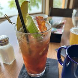 Grand Superior Grill - Bloody Mary and coffee