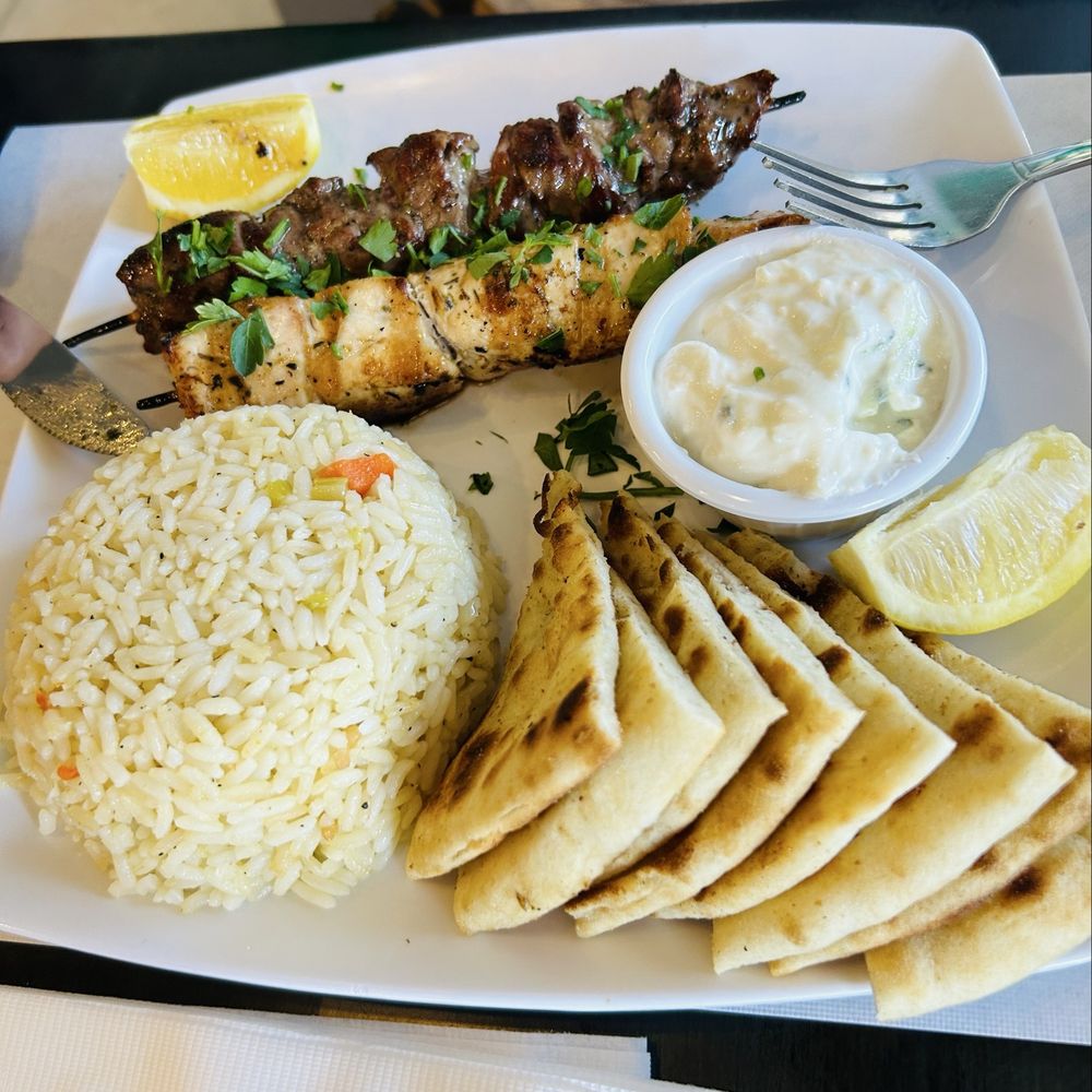 Keratsini Greek Kitchen - Souvlaki Platter - Greek Near Me - Annapolis, Maryland Keratsini Greek Kitchen - Souvlaki Platter - Greek Near Me - Annapolis, Maryland