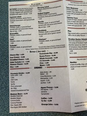 Menu photo 5 Taco Loco Mexican Grill Tifton, GA