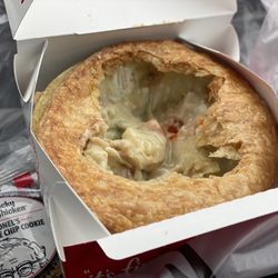 KFC Chicken Pot Pie & cookie