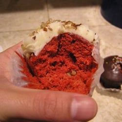 Sweet Cakes - Red Velvet. Not very chocolatey, lacks cocoa powder.