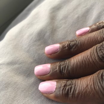 Tranquility Nails & Spa - Regular manicure. My 10 year old niece could have done a better paint job. - Nail Salons Near Me - Tulsa, Oklahoma Tranquility Nails & Spa - Regular manicure. My 10 year old niece could have done a better paint job. - Nail Salons Near Me - Tulsa, Oklahoma