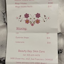 Beauty Key - As of 10/3/22