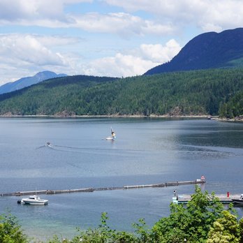 Laughing Oyster - Our view while having lunch. - Seafood Near Me - Powell River, British Columbia