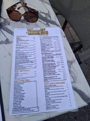 Menu photo 8 Jimmy B's Palm Springs, CA