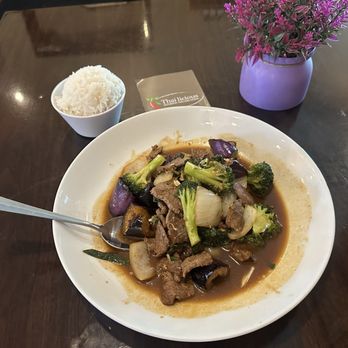 Thailicious Authentic Thai & Vegan - Eggplant Basil W/Beef - Thai Near Me - Henderson, Nevada Thailicious Authentic Thai & Vegan - Eggplant Basil W/Beef - Thai Near Me - Henderson, Nevada
