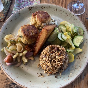 The Shark on the Harbor - Crab cake dinner - Seafood Near Me - Ocean City, Maryland