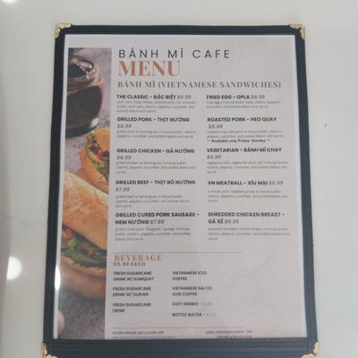 Menu photo 1 Sam’s Banh Mi Cafe Mobile, AL