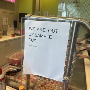 Yogurtland - No samples for you! -yougurt nazi - Ice Cream & Frozen Yogurt Near Me - Artesia, California Yogurtland - No samples for you! -yougurt nazi - Ice Cream & Frozen Yogurt Near Me - Artesia, California